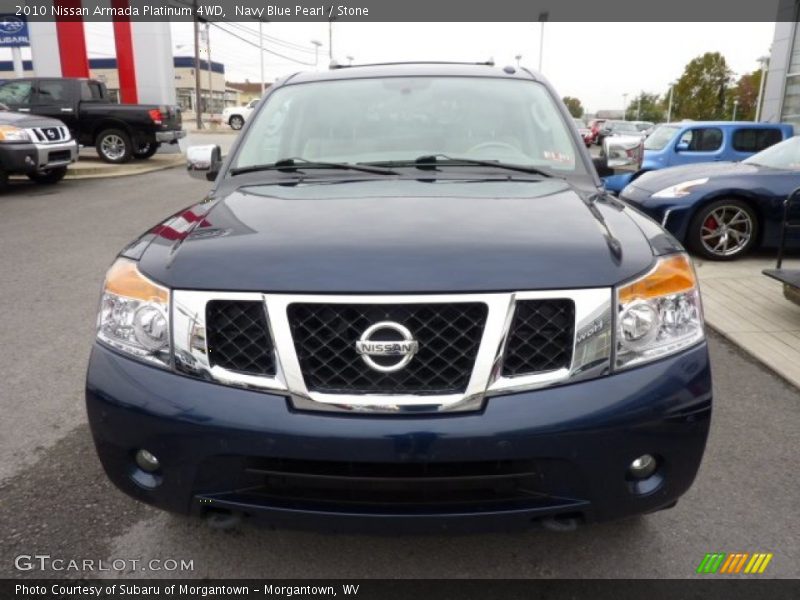 Navy Blue Pearl / Stone 2010 Nissan Armada Platinum 4WD