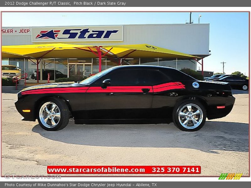Pitch Black / Dark Slate Gray 2012 Dodge Challenger R/T Classic