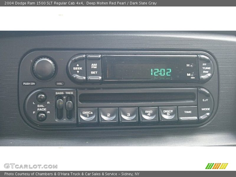 Deep Molten Red Pearl / Dark Slate Gray 2004 Dodge Ram 1500 SLT Regular Cab 4x4