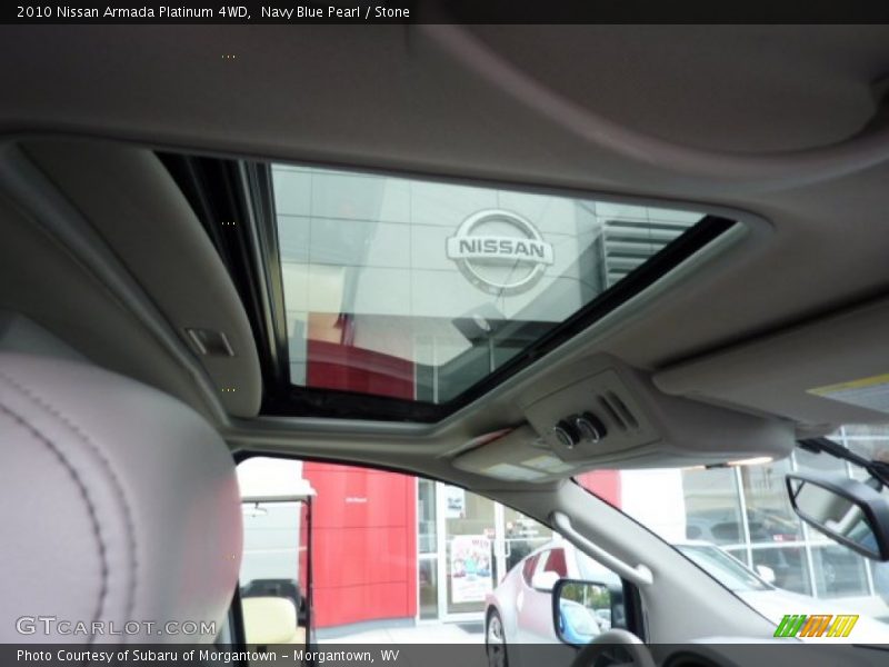 Navy Blue Pearl / Stone 2010 Nissan Armada Platinum 4WD