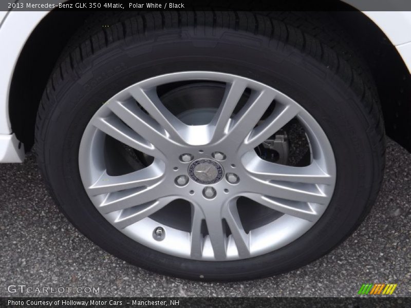 Polar White / Black 2013 Mercedes-Benz GLK 350 4Matic