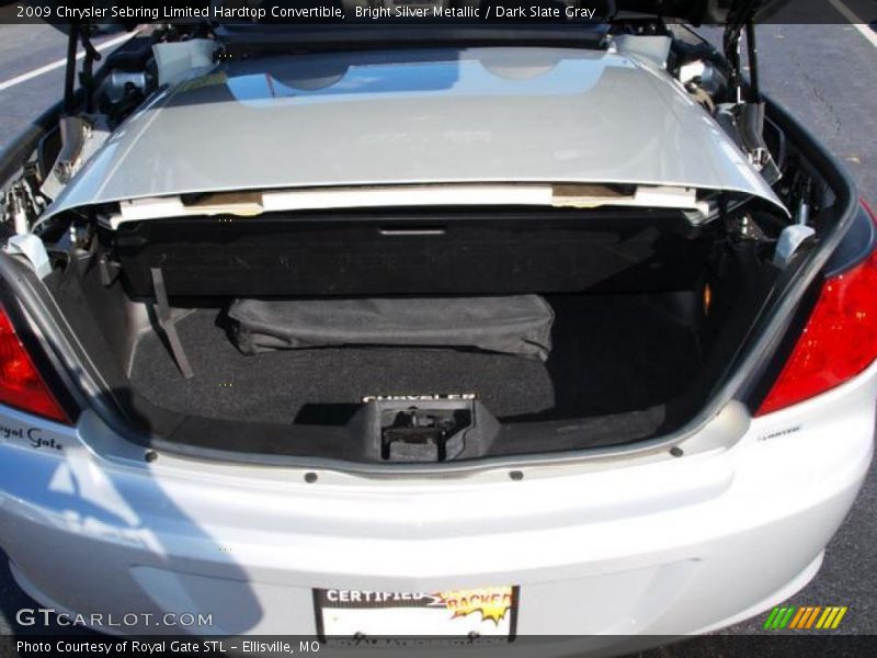 Bright Silver Metallic / Dark Slate Gray 2009 Chrysler Sebring Limited Hardtop Convertible