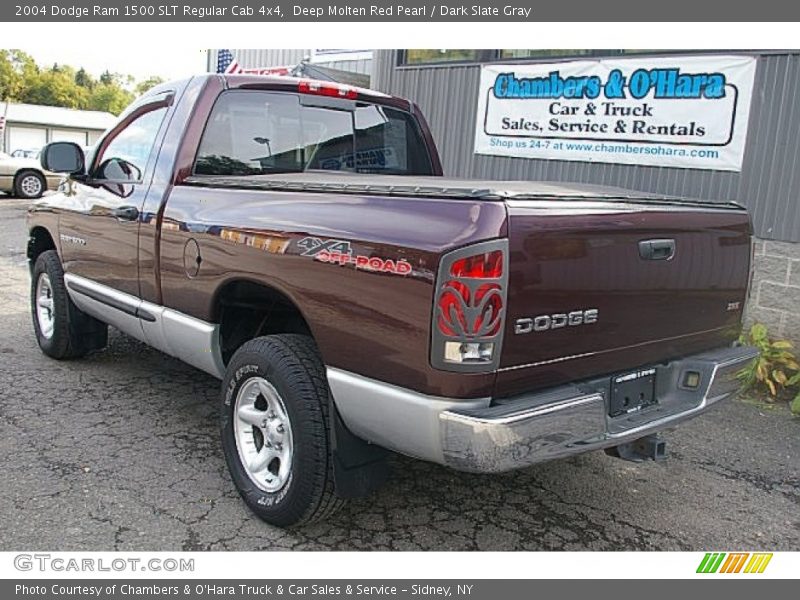 Deep Molten Red Pearl / Dark Slate Gray 2004 Dodge Ram 1500 SLT Regular Cab 4x4