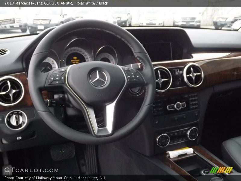 Polar White / Black 2013 Mercedes-Benz GLK 350 4Matic