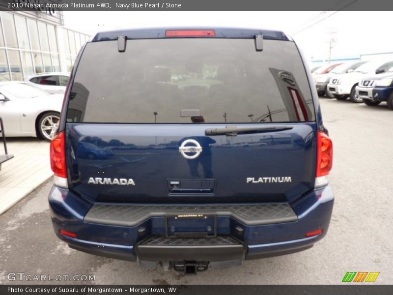 Navy Blue Pearl / Stone 2010 Nissan Armada Platinum 4WD
