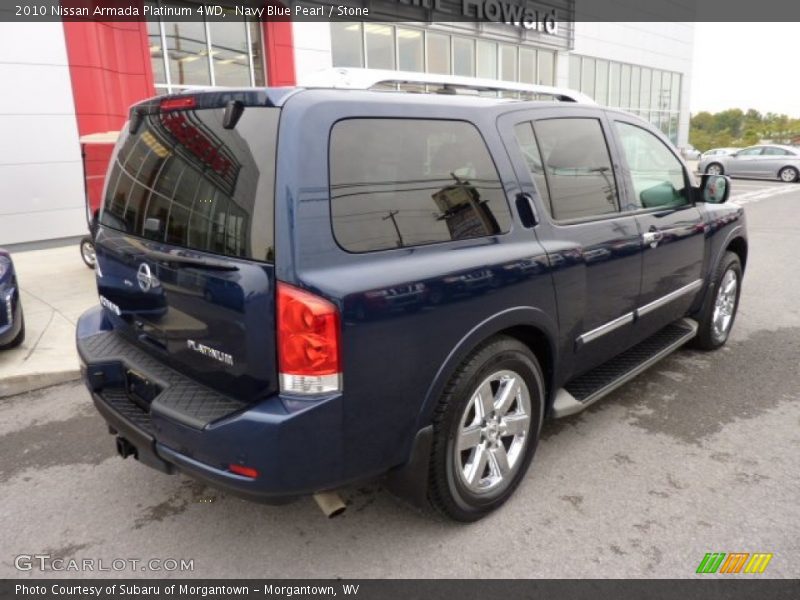 Navy Blue Pearl / Stone 2010 Nissan Armada Platinum 4WD