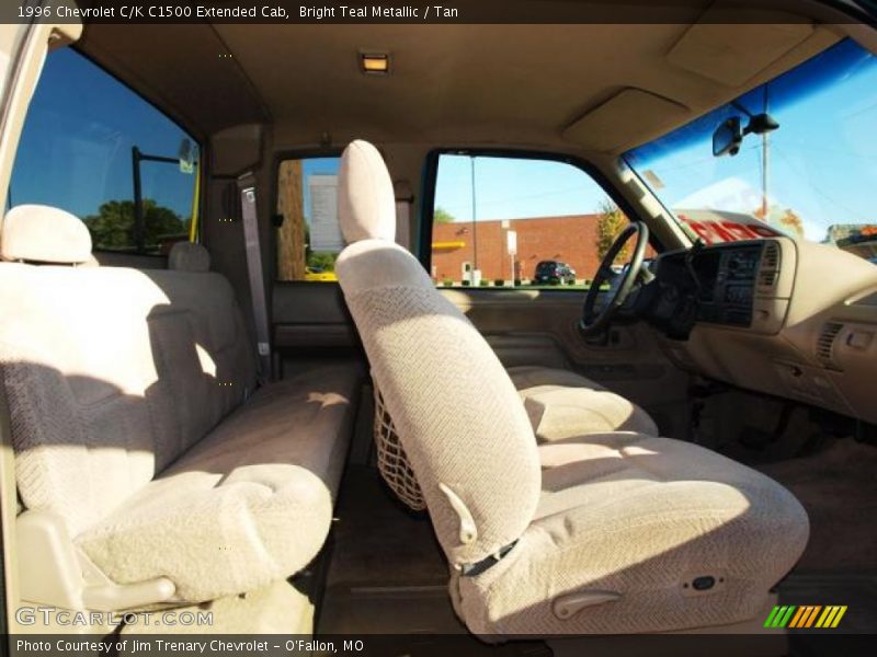 Bright Teal Metallic / Tan 1996 Chevrolet C/K C1500 Extended Cab