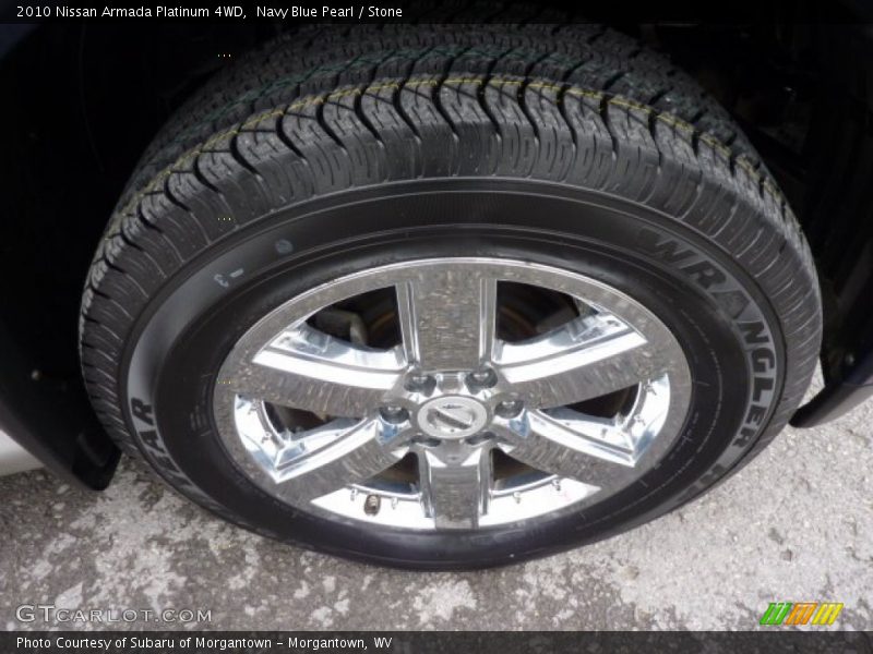 Navy Blue Pearl / Stone 2010 Nissan Armada Platinum 4WD