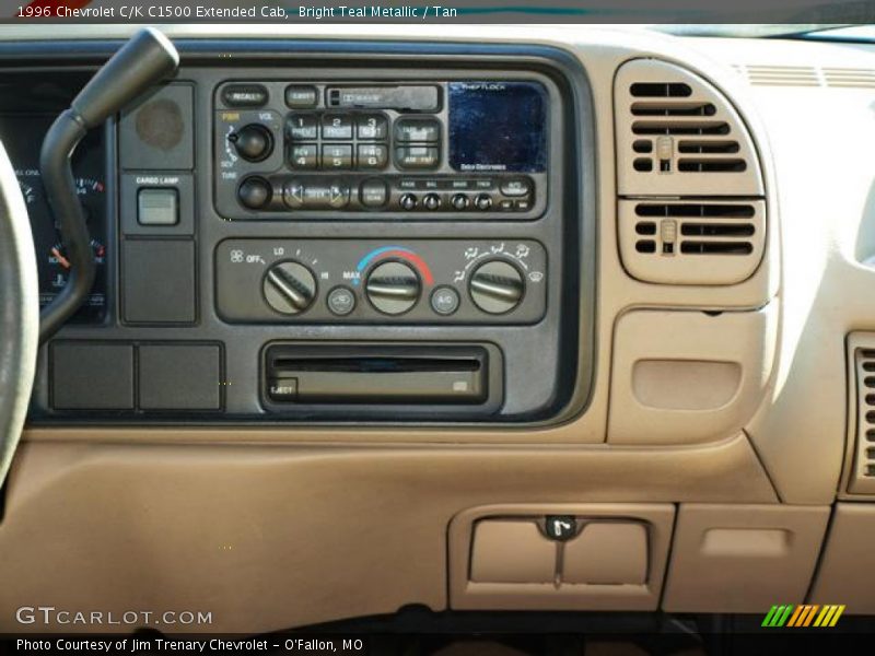 Bright Teal Metallic / Tan 1996 Chevrolet C/K C1500 Extended Cab