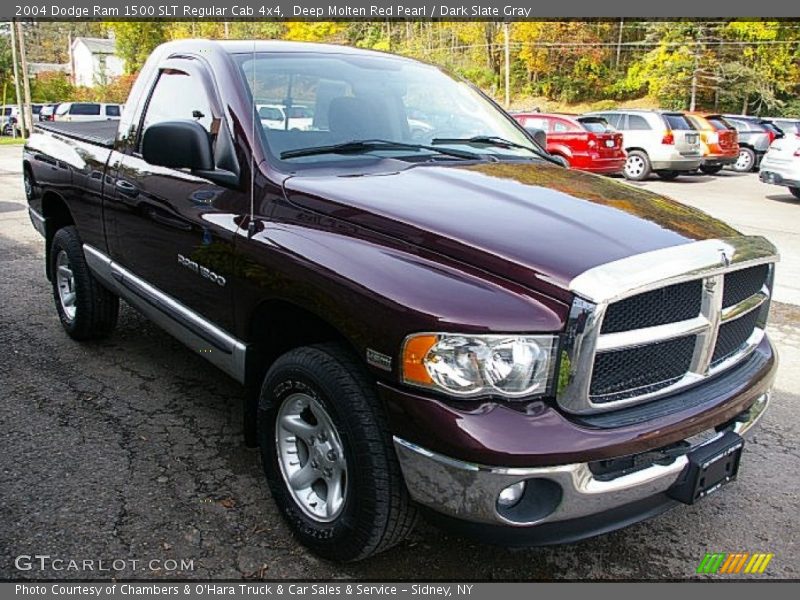 Deep Molten Red Pearl / Dark Slate Gray 2004 Dodge Ram 1500 SLT Regular Cab 4x4