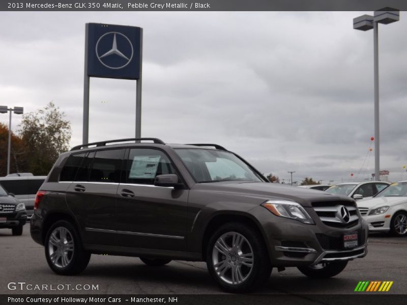 Pebble Grey Metallic / Black 2013 Mercedes-Benz GLK 350 4Matic