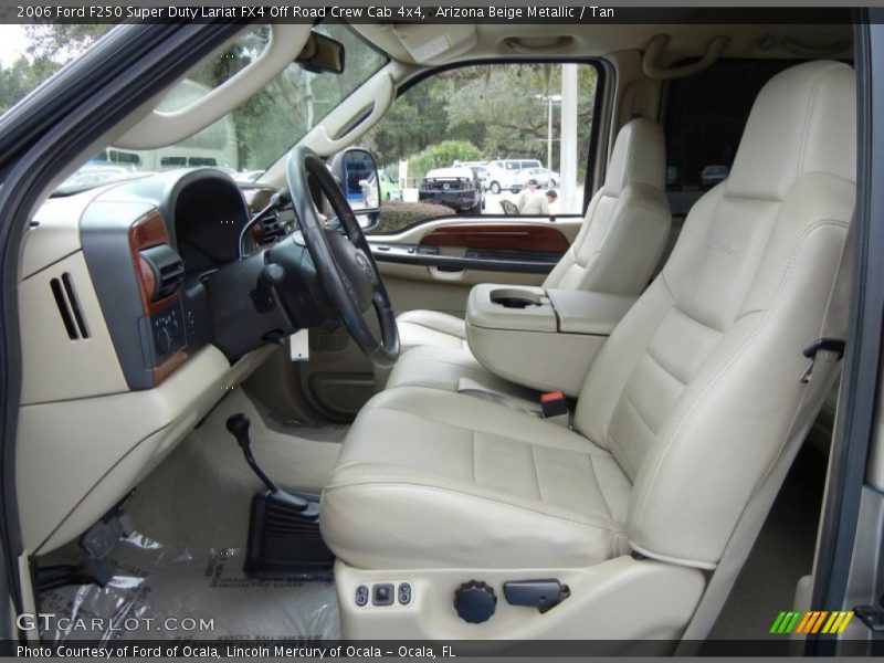 Front Seat of 2006 F250 Super Duty Lariat FX4 Off Road Crew Cab 4x4