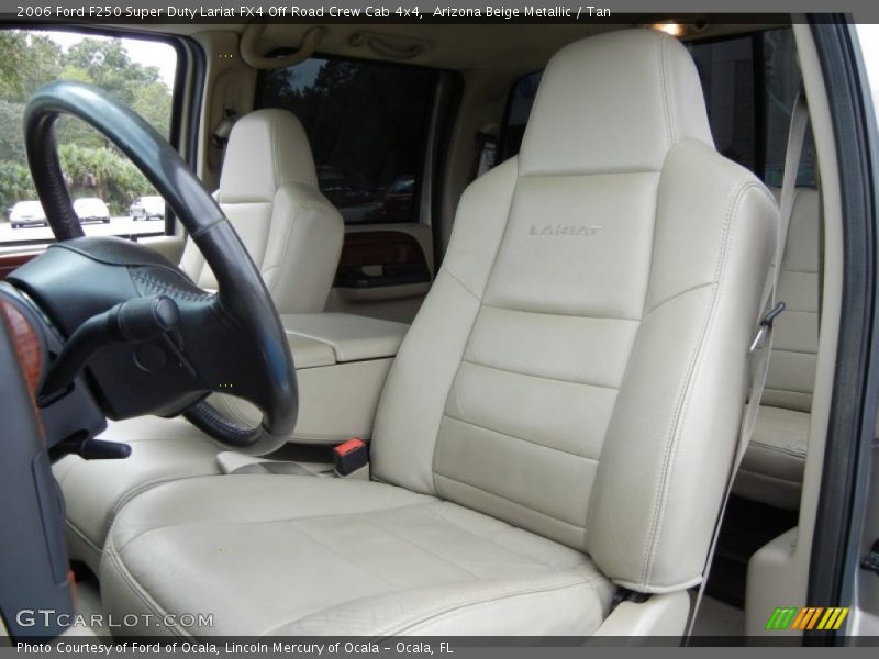 Front Seat of 2006 F250 Super Duty Lariat FX4 Off Road Crew Cab 4x4