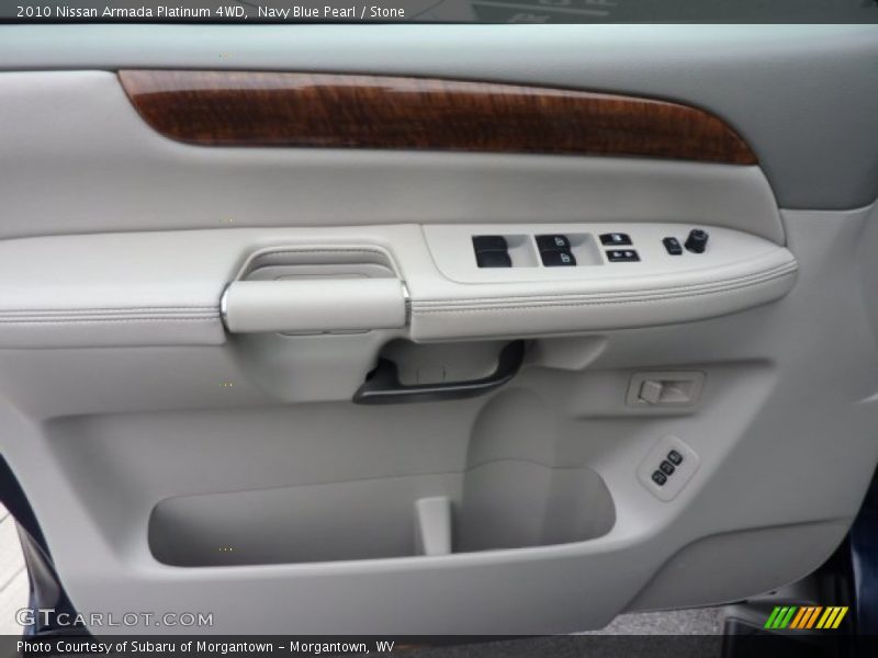 Navy Blue Pearl / Stone 2010 Nissan Armada Platinum 4WD