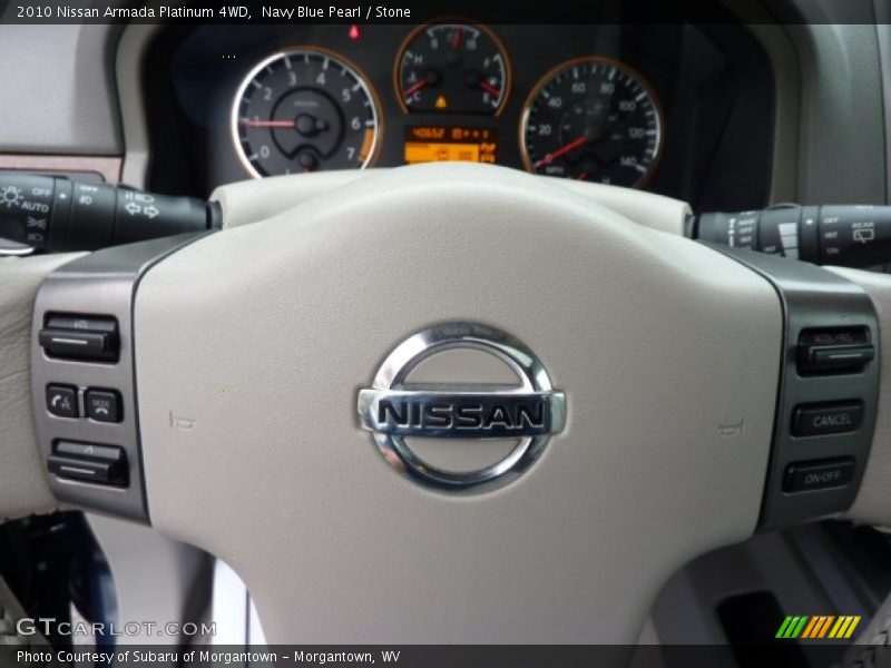 Navy Blue Pearl / Stone 2010 Nissan Armada Platinum 4WD