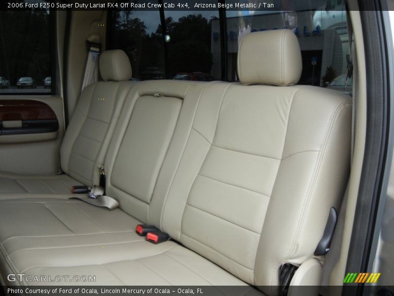 Rear Seat of 2006 F250 Super Duty Lariat FX4 Off Road Crew Cab 4x4