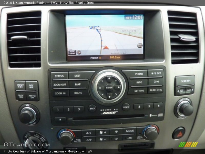 Navy Blue Pearl / Stone 2010 Nissan Armada Platinum 4WD