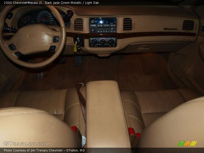 Dark Jade Green Metallic / Light Oak 2000 Chevrolet Impala LS
