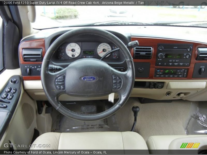 Dashboard of 2006 F250 Super Duty Lariat FX4 Off Road Crew Cab 4x4