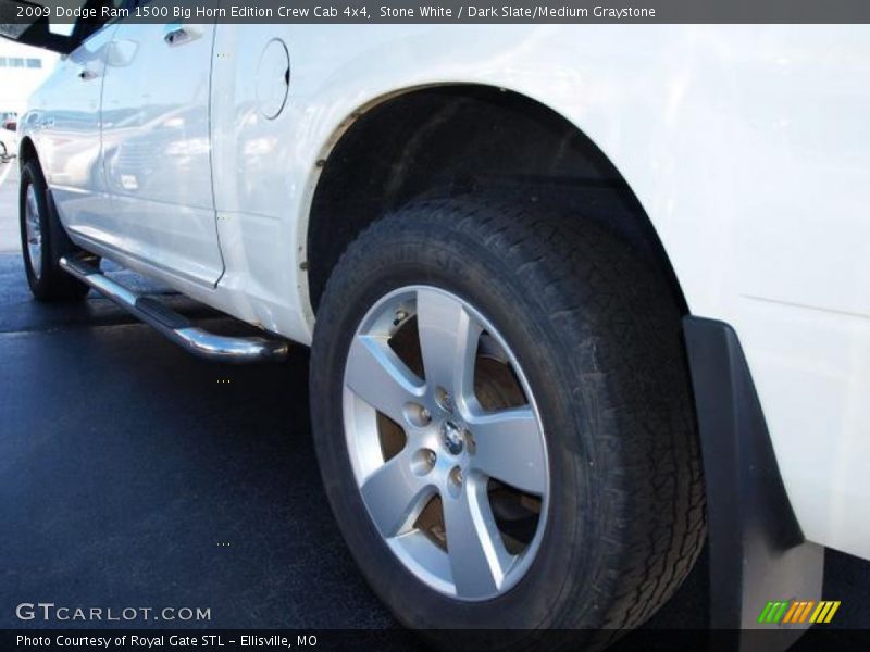 Stone White / Dark Slate/Medium Graystone 2009 Dodge Ram 1500 Big Horn Edition Crew Cab 4x4