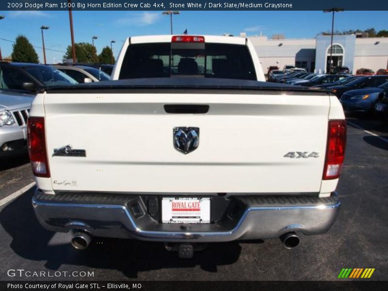 Stone White / Dark Slate/Medium Graystone 2009 Dodge Ram 1500 Big Horn Edition Crew Cab 4x4