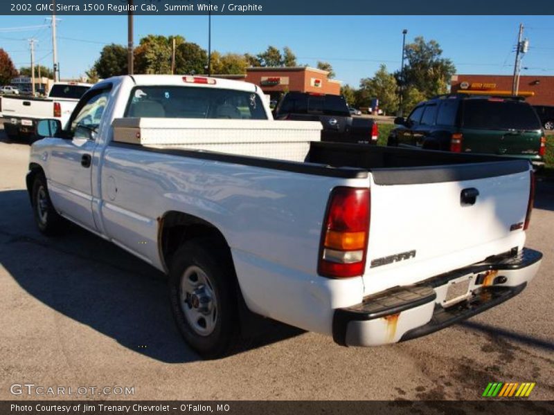 Summit White / Graphite 2002 GMC Sierra 1500 Regular Cab