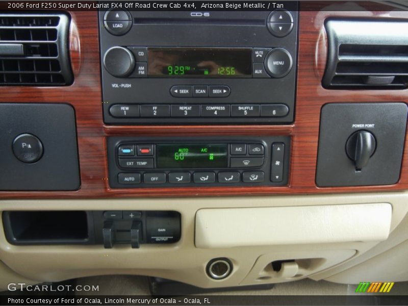 Controls of 2006 F250 Super Duty Lariat FX4 Off Road Crew Cab 4x4
