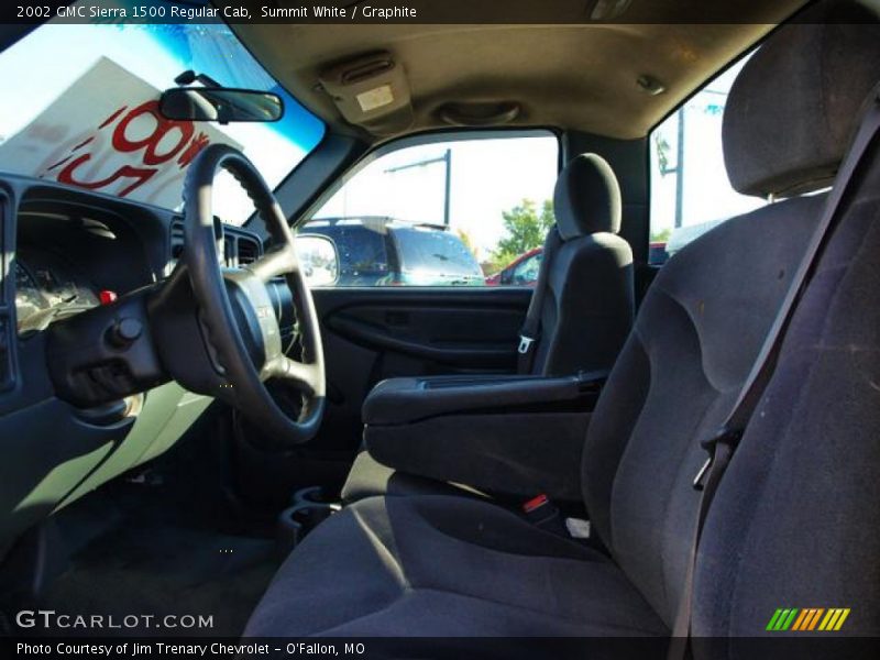 Summit White / Graphite 2002 GMC Sierra 1500 Regular Cab
