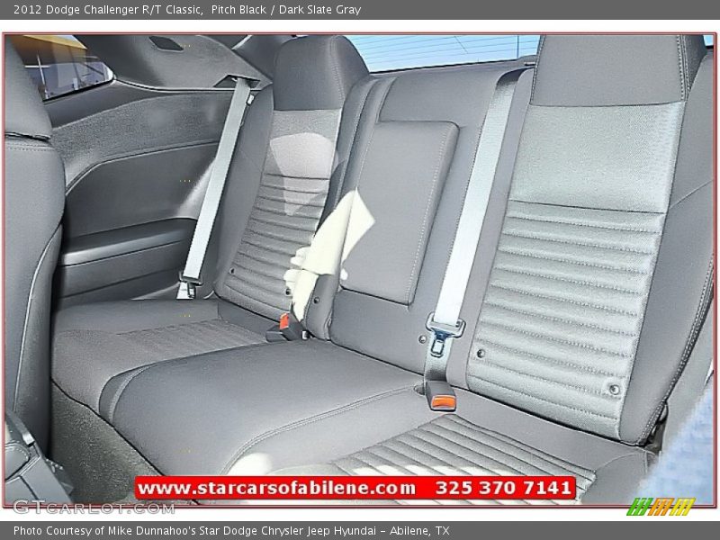 Pitch Black / Dark Slate Gray 2012 Dodge Challenger R/T Classic