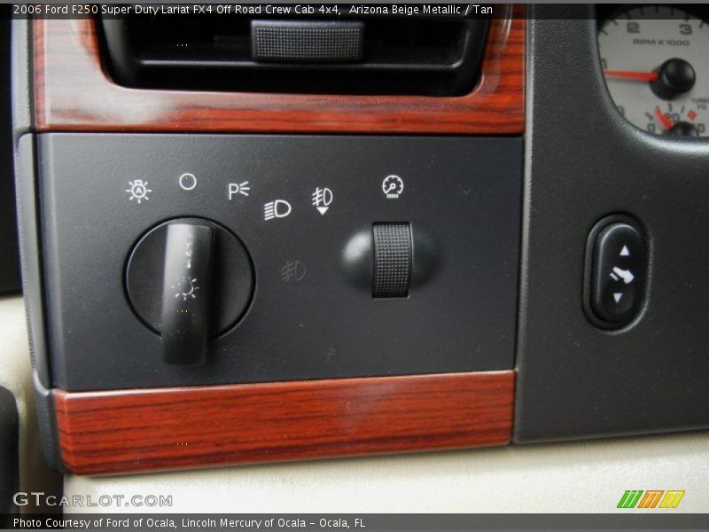Controls of 2006 F250 Super Duty Lariat FX4 Off Road Crew Cab 4x4