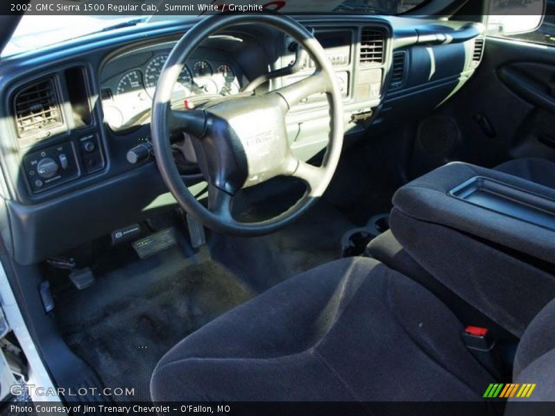Summit White / Graphite 2002 GMC Sierra 1500 Regular Cab