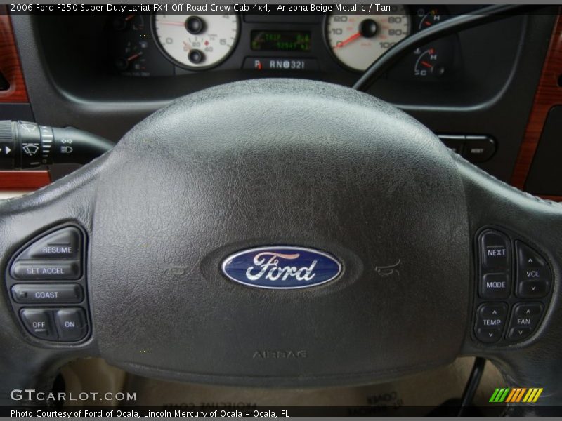 Controls of 2006 F250 Super Duty Lariat FX4 Off Road Crew Cab 4x4