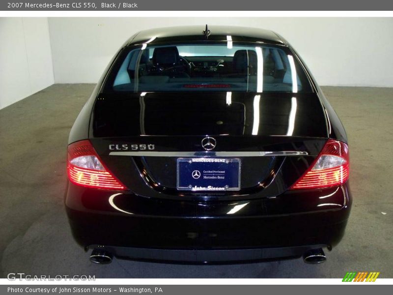 Black / Black 2007 Mercedes-Benz CLS 550