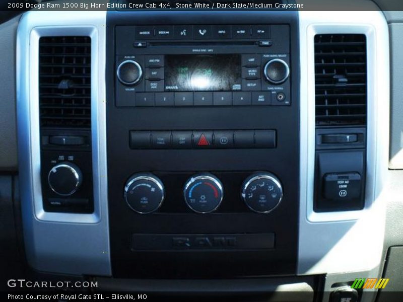 Stone White / Dark Slate/Medium Graystone 2009 Dodge Ram 1500 Big Horn Edition Crew Cab 4x4