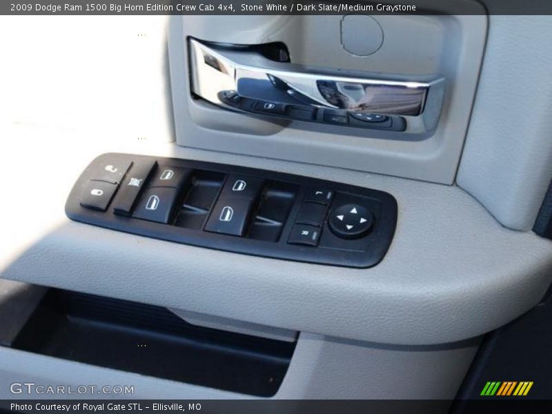 Stone White / Dark Slate/Medium Graystone 2009 Dodge Ram 1500 Big Horn Edition Crew Cab 4x4