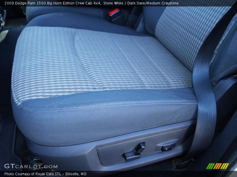 Stone White / Dark Slate/Medium Graystone 2009 Dodge Ram 1500 Big Horn Edition Crew Cab 4x4