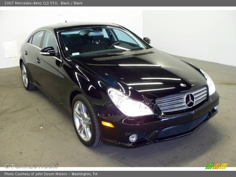 Black / Black 2007 Mercedes-Benz CLS 550