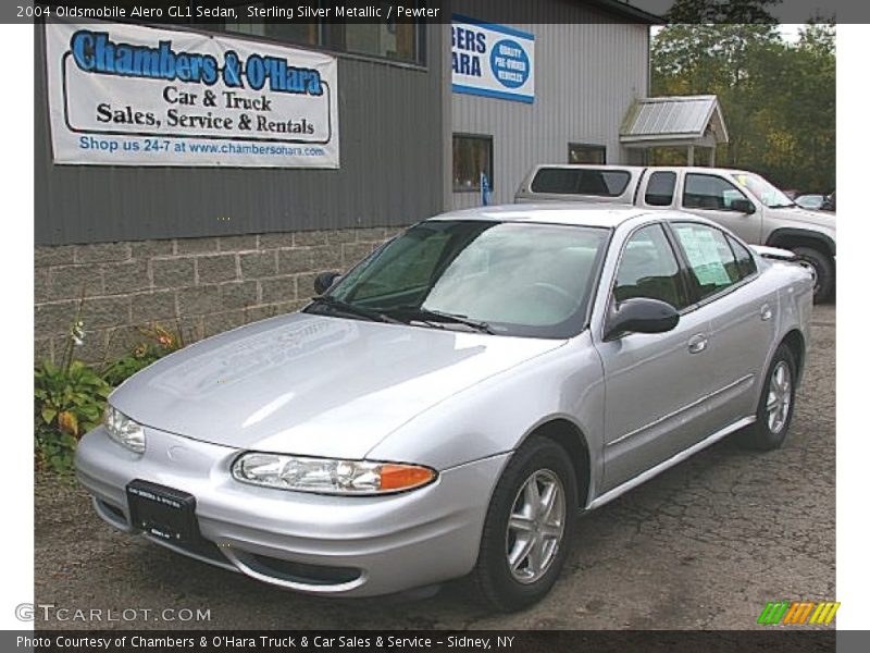 Sterling Silver Metallic / Pewter 2004 Oldsmobile Alero GL1 Sedan