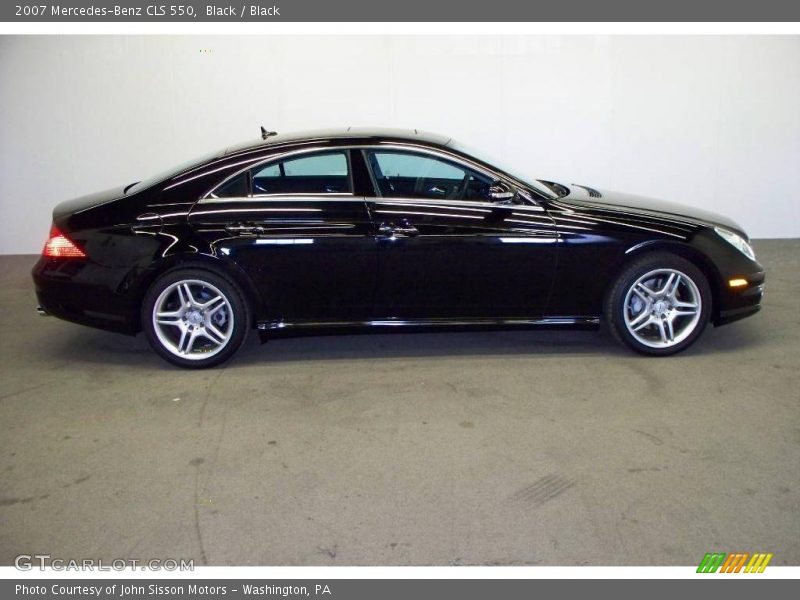 Black / Black 2007 Mercedes-Benz CLS 550