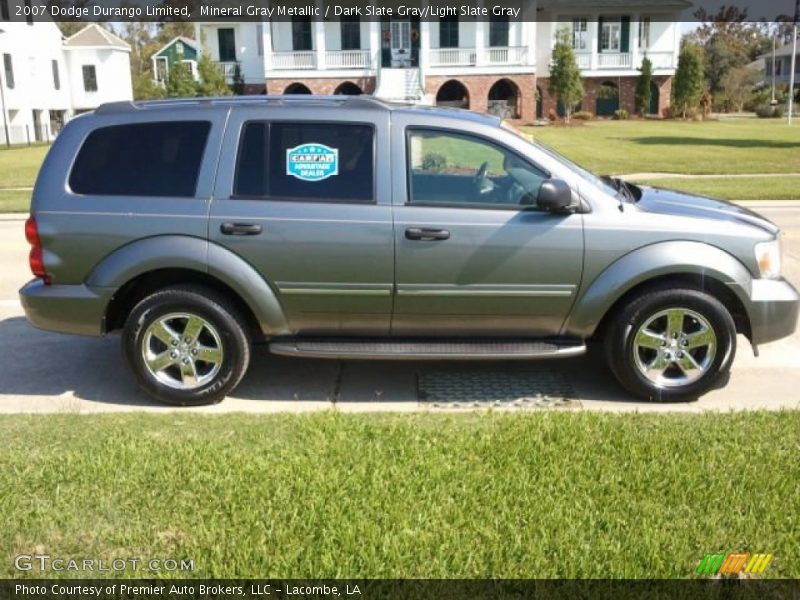 Mineral Gray Metallic / Dark Slate Gray/Light Slate Gray 2007 Dodge Durango Limited
