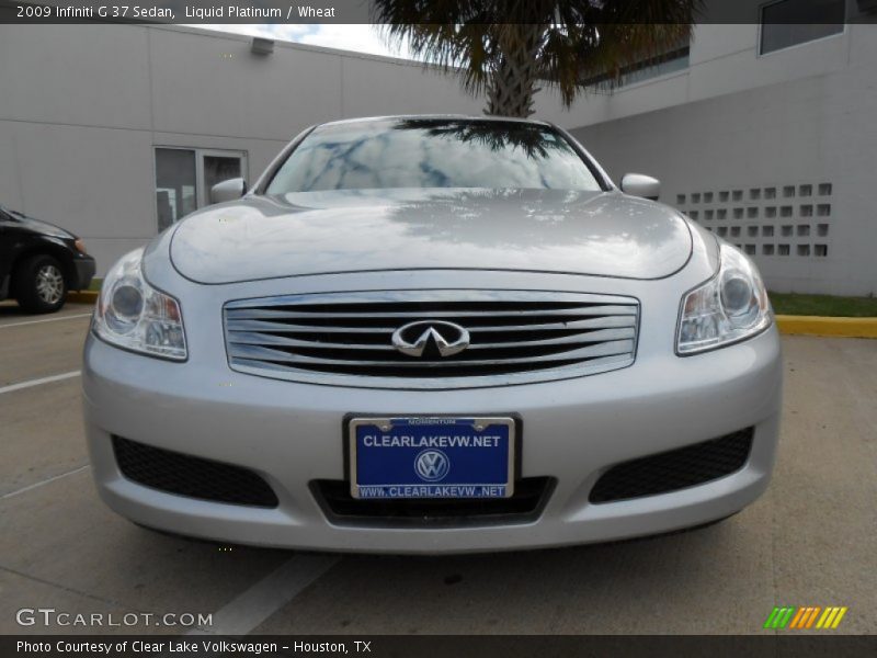 Liquid Platinum / Wheat 2009 Infiniti G 37 Sedan