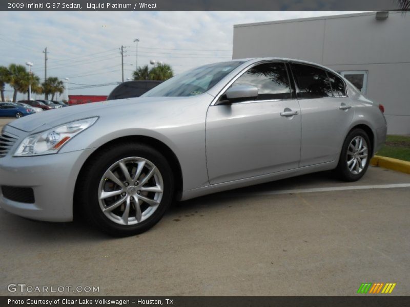 Liquid Platinum / Wheat 2009 Infiniti G 37 Sedan