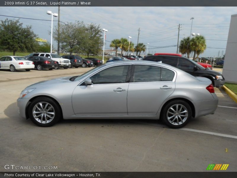 Liquid Platinum / Wheat 2009 Infiniti G 37 Sedan