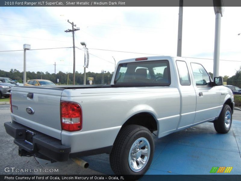 Silver Metallic / Medium Dark Flint 2010 Ford Ranger XLT SuperCab