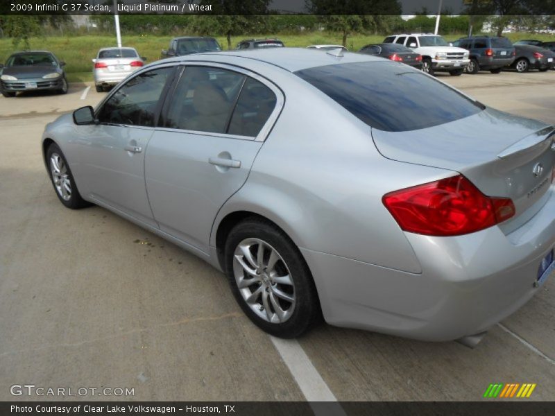 Liquid Platinum / Wheat 2009 Infiniti G 37 Sedan