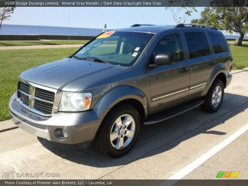 Mineral Gray Metallic / Dark Slate Gray/Light Slate Gray 2007 Dodge Durango Limited