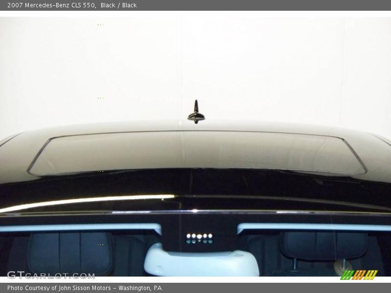 Black / Black 2007 Mercedes-Benz CLS 550
