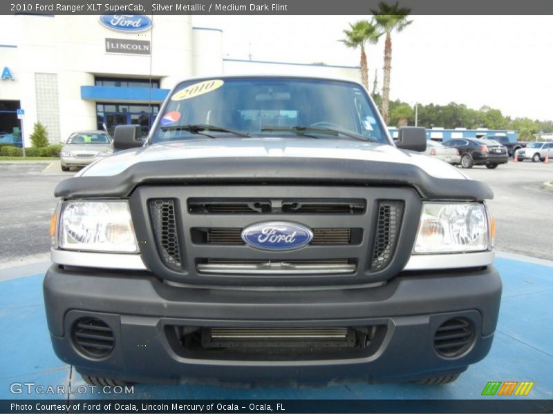 Silver Metallic / Medium Dark Flint 2010 Ford Ranger XLT SuperCab