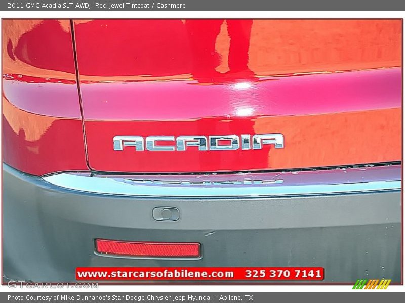 Red Jewel Tintcoat / Cashmere 2011 GMC Acadia SLT AWD