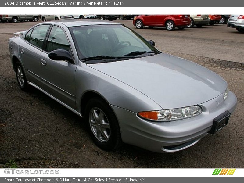 Sterling Silver Metallic / Pewter 2004 Oldsmobile Alero GL1 Sedan